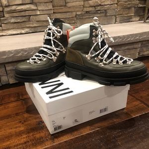 Ganni hiking boots new